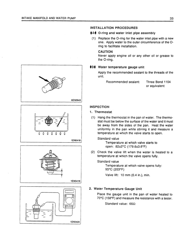 Caterpillar 4G15 Gasoline Engine Service Manual 99719-36110-2