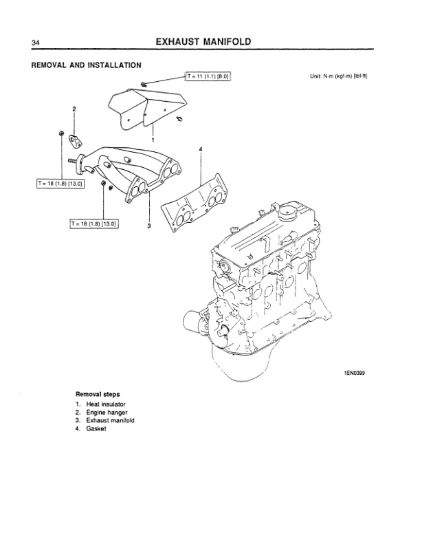 Caterpillar 4G15 Gasoline Engine Service Manual 99719-36110-4