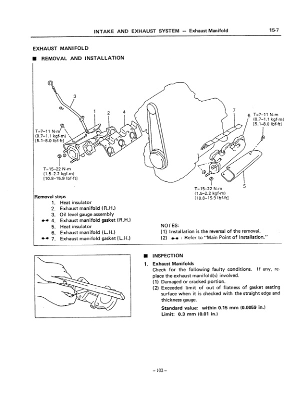 Caterpillar 6G72 Gasoline Engine Service Manual 99739-84110-4