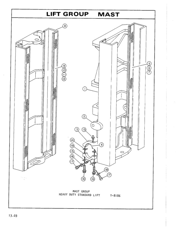 Caterpillar 760P, 860P Lift Trucks Parts Manual UEG0685S-5