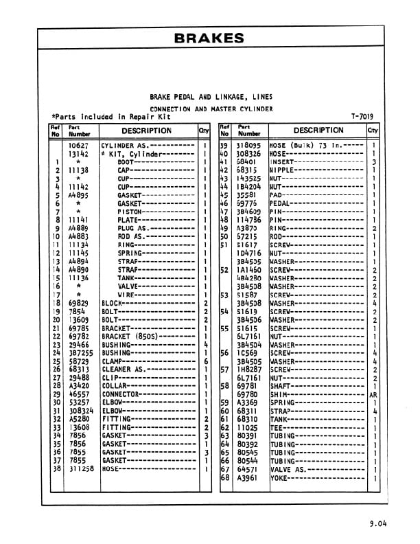 Caterpillar 850S, T220, T221, 950S, T300, T400 Parts Manual UEC0434S-4