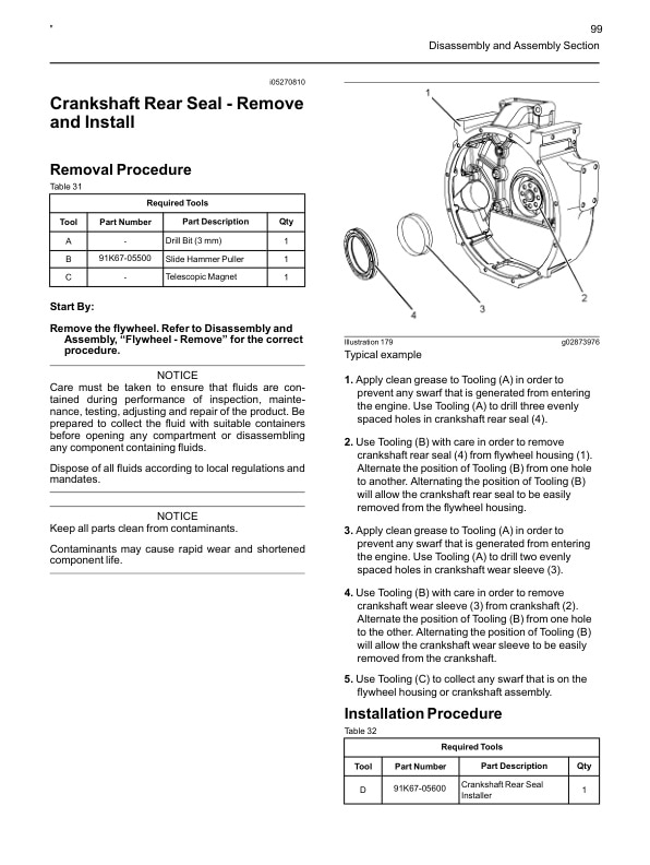 Caterpillar 854 Diesel Engine Disassembly and Assembly Service Manual 99739-69102-2