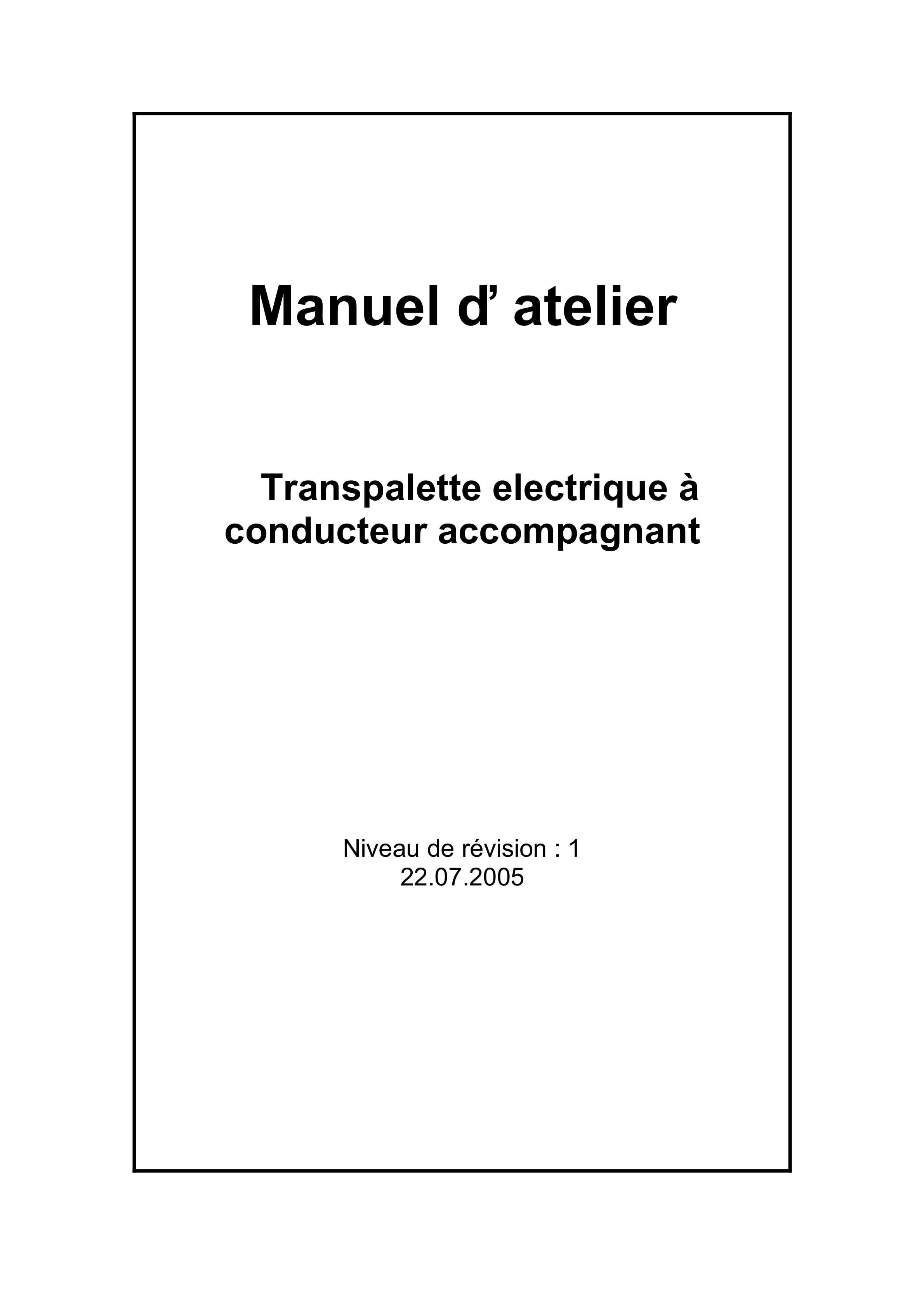 Caterpillar AC Power Pallet Service Manual WHSM0001 DE