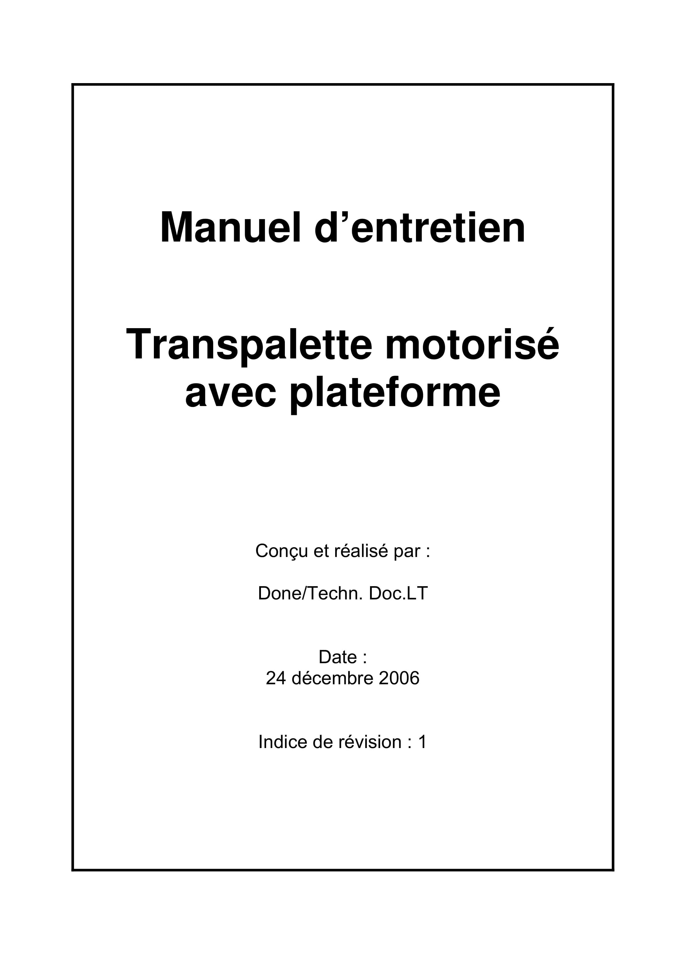Caterpillar AC Power Pallet with Platform Service Manual WHSM0003 DE