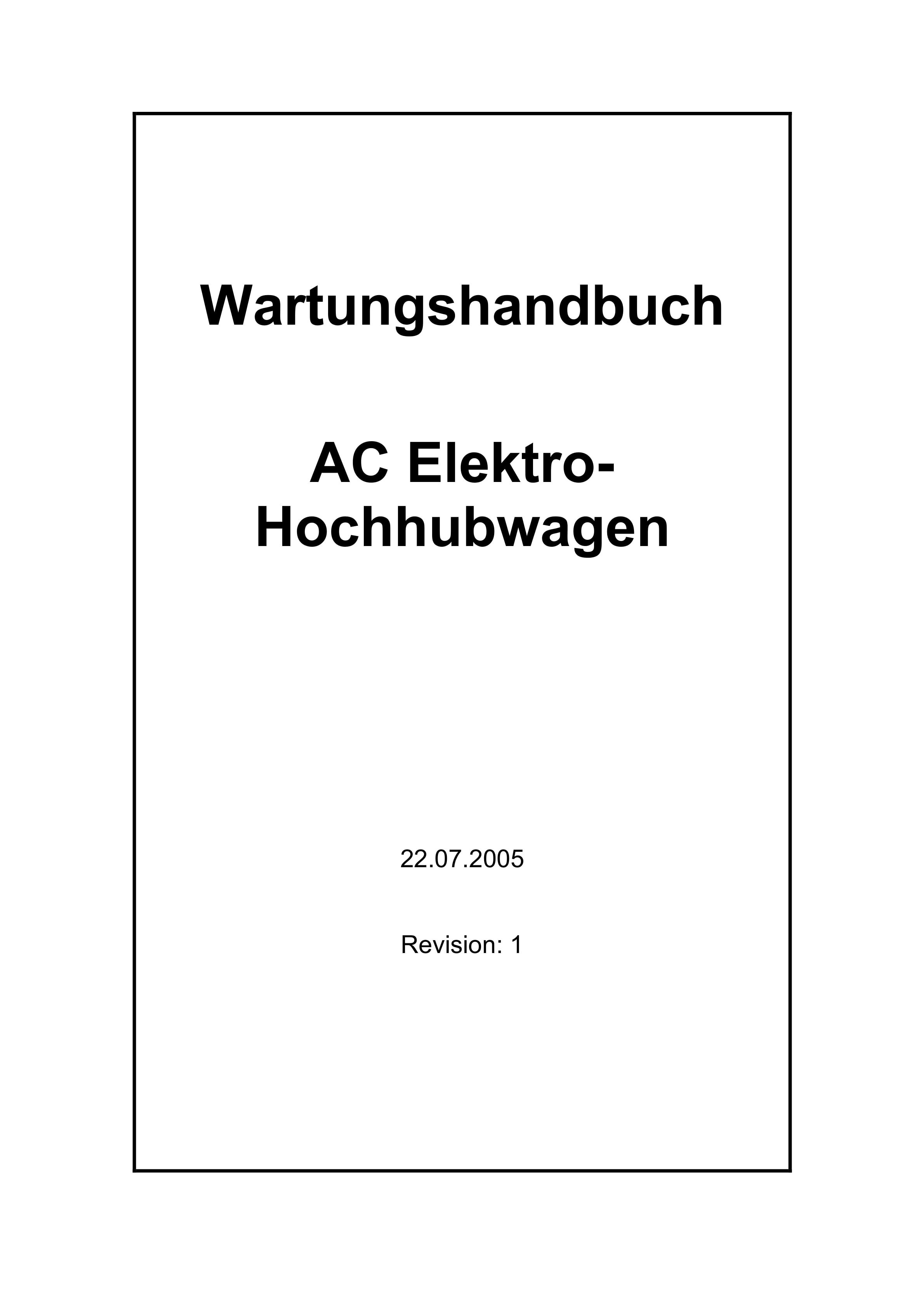 Caterpillar AC Stacker Service Manual WHSM0005