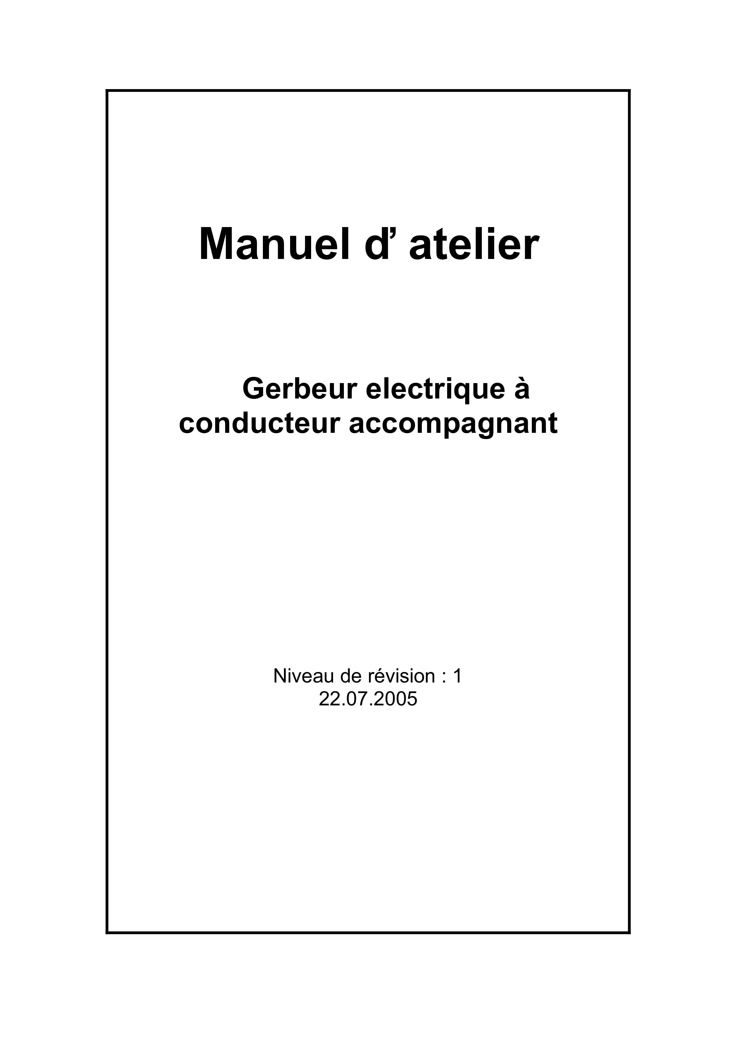 Caterpillar AC Stacker Service Manual WHSM0005 DE