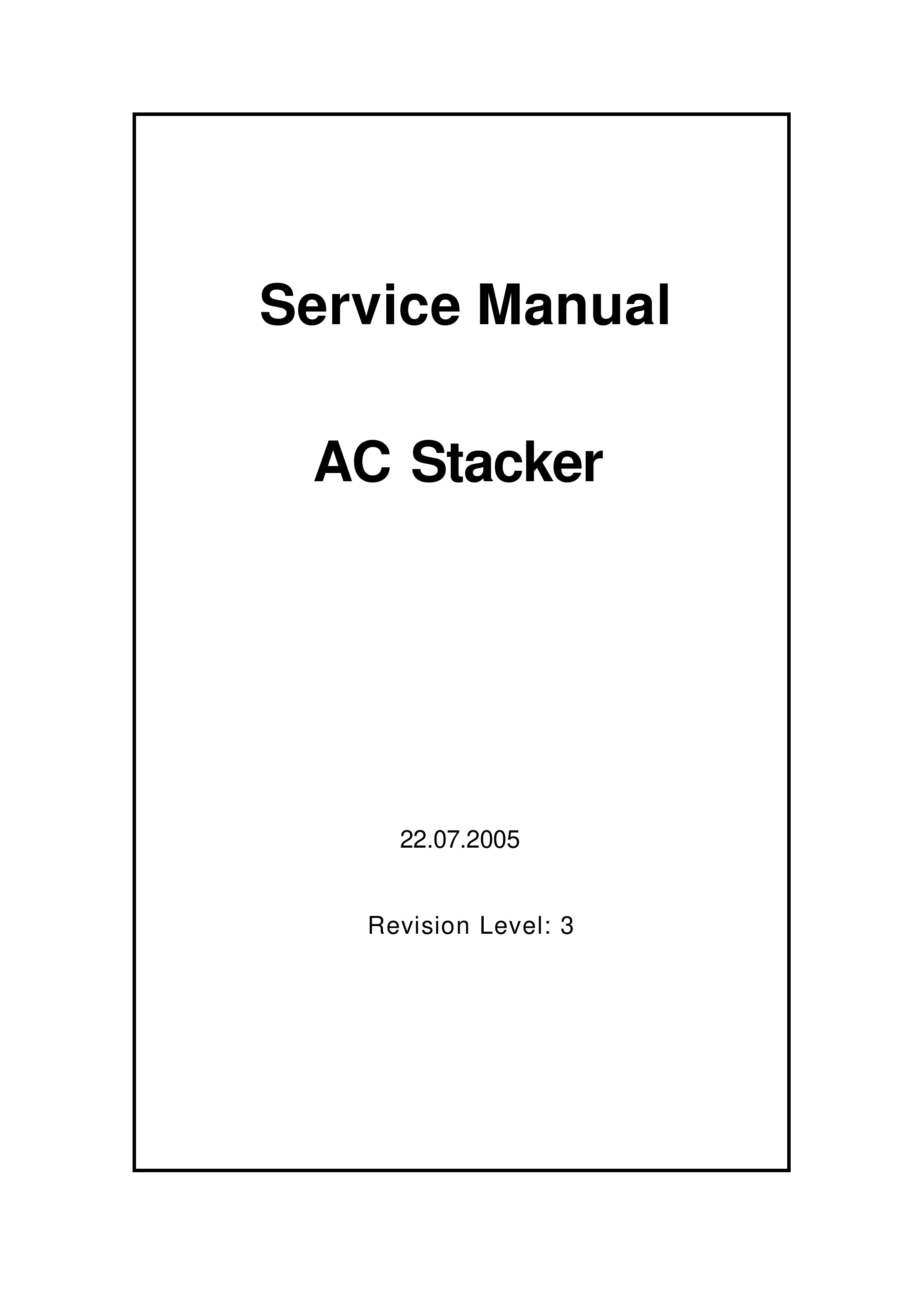 Caterpillar AC Stacker Service Manual WHSM0005 FR