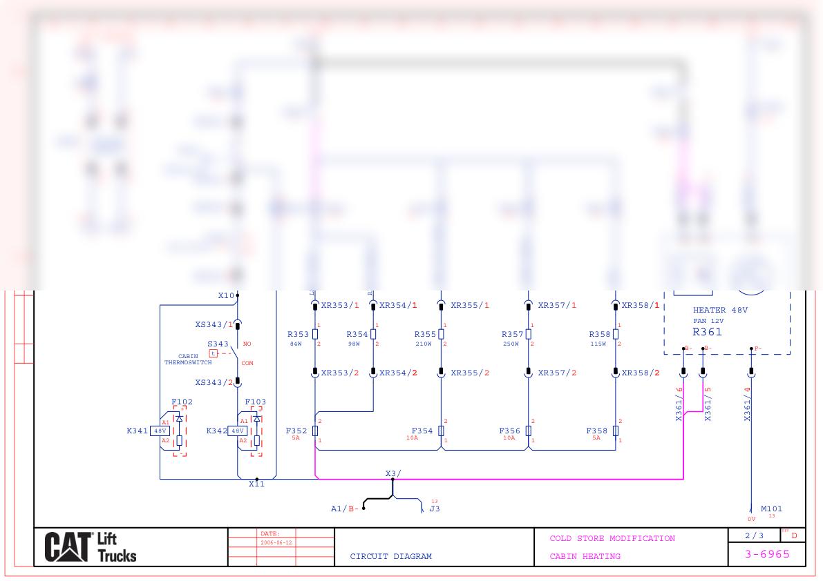Caterpillar Cold Store Modification Electrical Diagrams TS920000-2