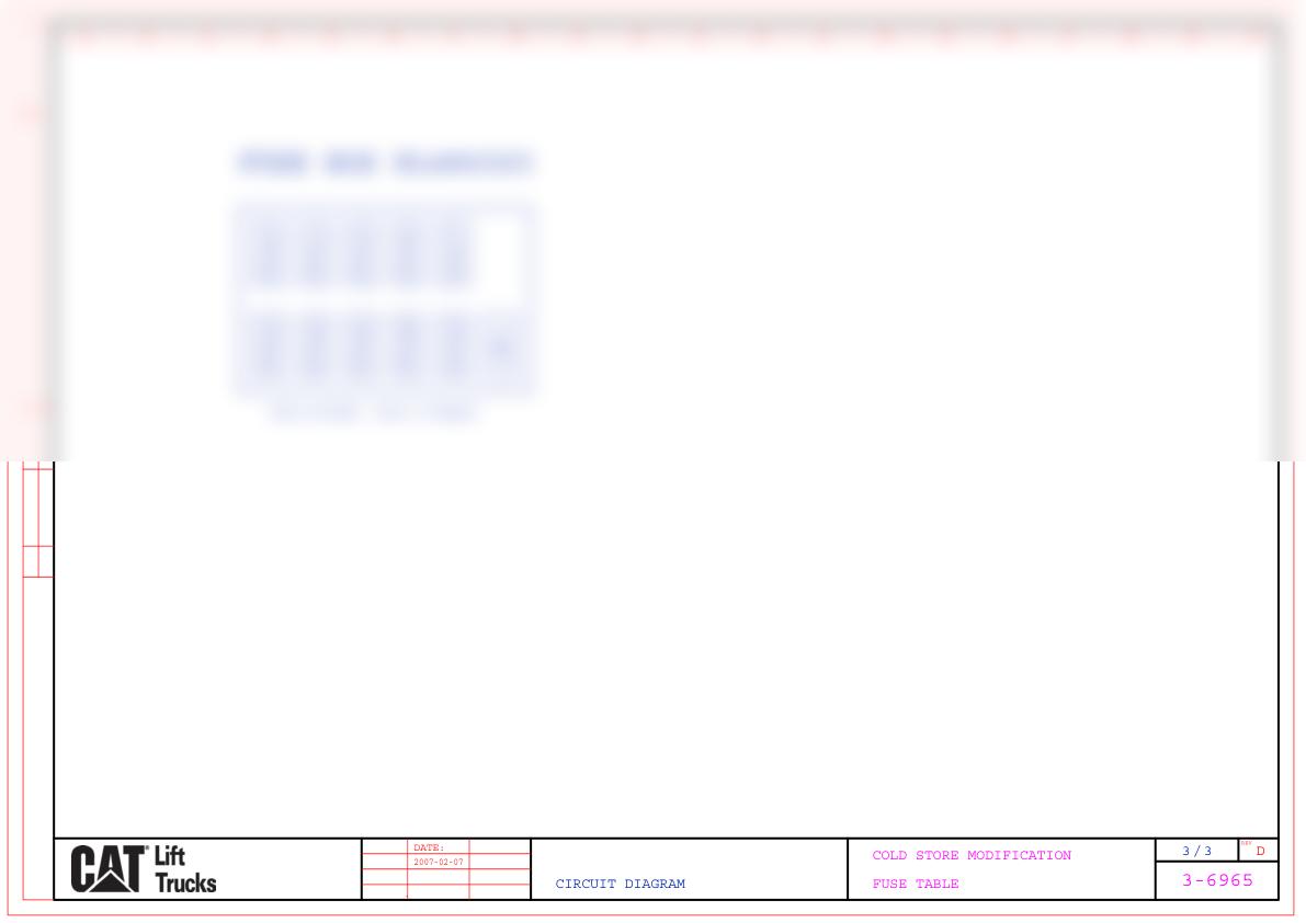 Caterpillar Cold Store Modification Electrical Diagrams TS920000-3