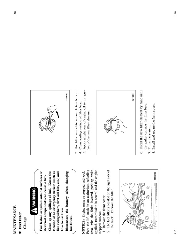 Caterpillar DP100, DP115, DP135, DP150 Lift Trucks Operation and Maintenance Manual 99790-83110 5 Caterpillar DP100, DP115, DP135, DP150 Lift Trucks Operation and Maintenance Manual 99790-83110-5