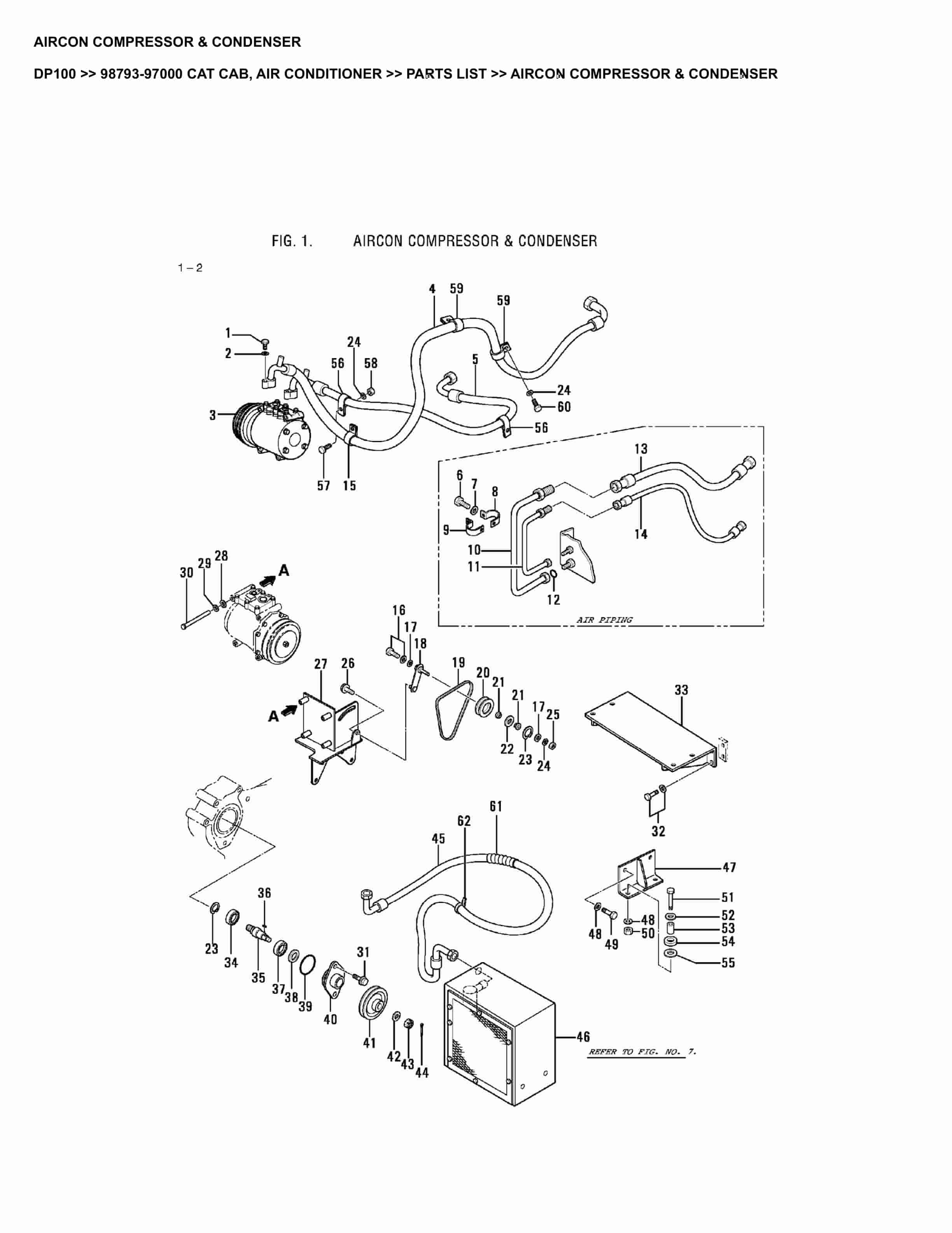 Caterpillar DP100 Parts Manual 98793-97000