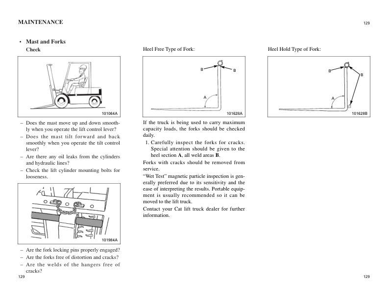 Caterpillar DP100N, DP120N, DP135N, DP150N, DP160N Operation and Maintenance Manual 99790-32101 5 Caterpillar DP100N, DP120N, DP135N, DP150N, DP160N Operation and Maintenance Manual 99790-32101 - Image 5