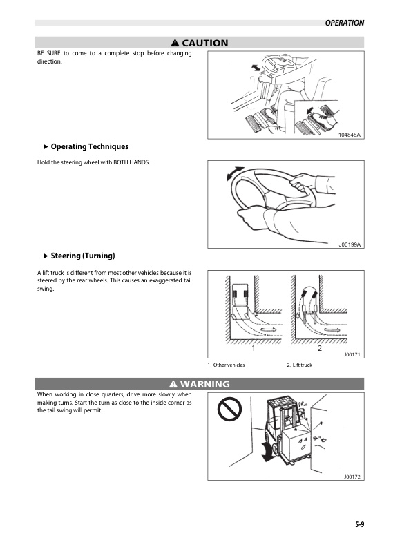 Alternative view of Caterpillar DP100NM1, DP120NM1, DP135NM1, DP150NM1 Operation and Maintenance Manual 99790-67100