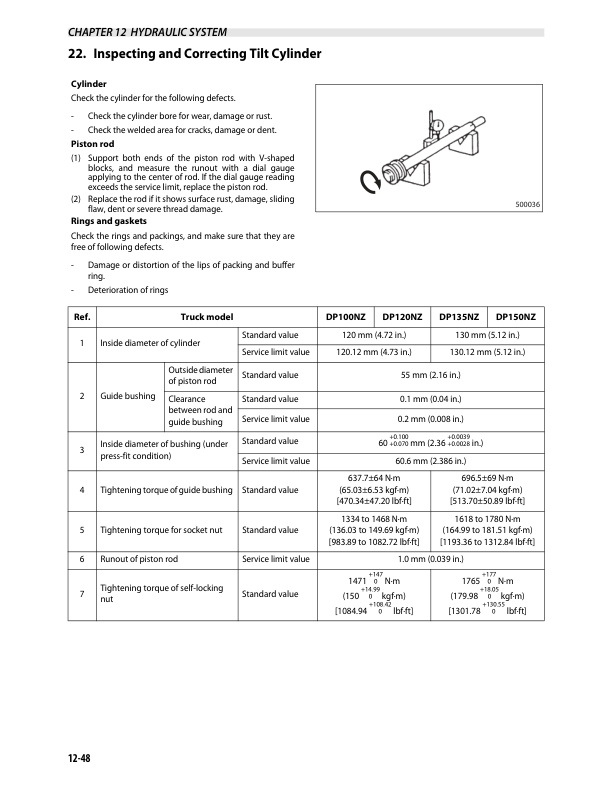 Caterpillar DP100NZ, DP120NZ, DP135NZ, DP150NZ Chassis and Mast Service Manual 99799-41000 5 Caterpillar DP100NZ, DP120NZ, DP135NZ, DP150NZ Chassis and Mast Service Manual 99799-41000 - Image 5