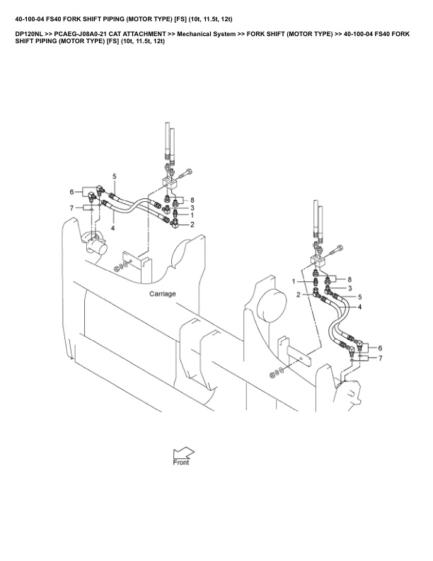Caterpillar DP120NL Parts Manual PCAEG-J08A0-21 3 Caterpillar DP120NL Parts Manual PCAEG-J08A0-21 - Image 3