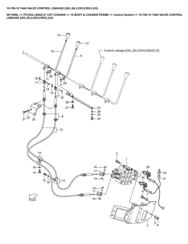 Alternative view of Caterpillar DP120NL Parts Manual PCCEG-J08A0-21