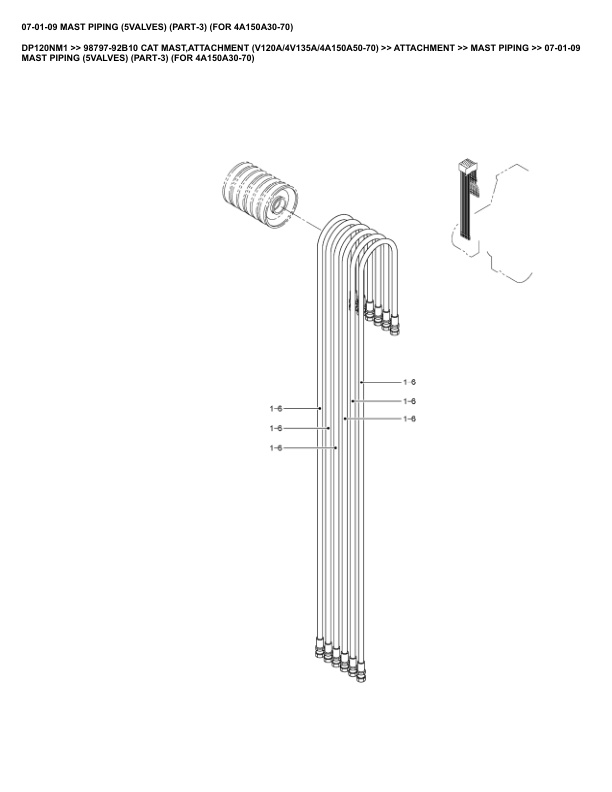Caterpillar DP120NM1 Parts Manual 98797-92B10 5 Caterpillar DP120NM1 Parts Manual 98797-92B10 - Image 5