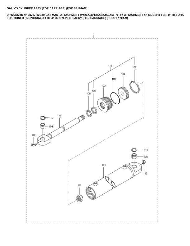 Caterpillar DP120NM1S Parts Manual 98797-92B10 3 Caterpillar DP120NM1S Parts Manual 98797-92B10 - Image 3