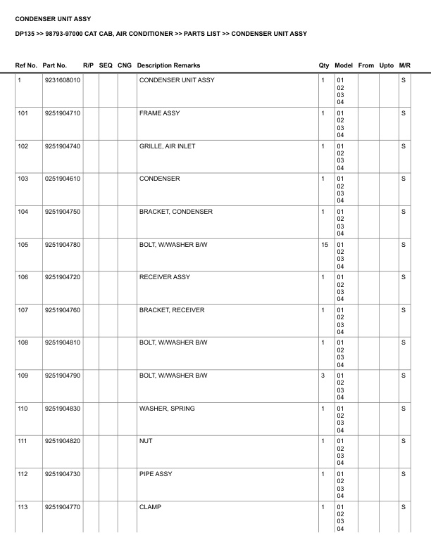 Caterpillar DP135 Parts Manual 98793-97000 5 Caterpillar DP135 Parts Manual 98793-97000 - Image 5