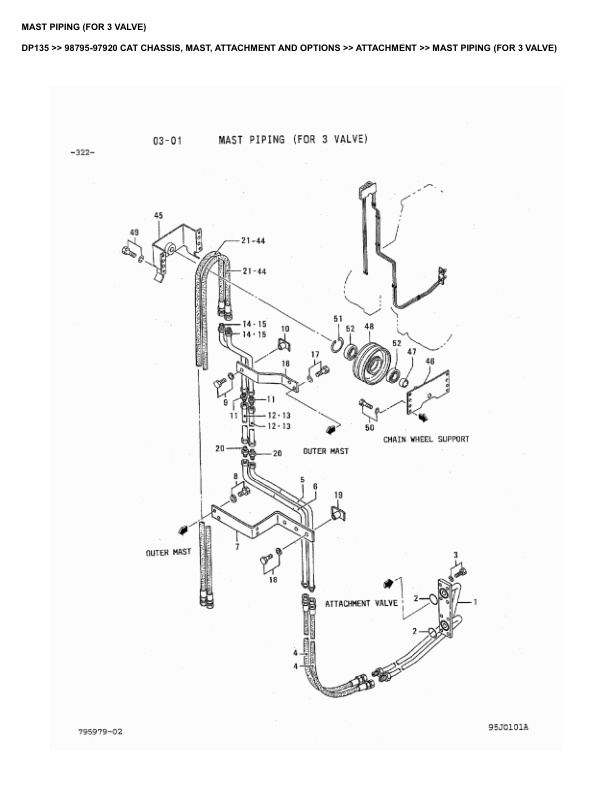 Caterpillar DP135 Parts Manual 98795-97920 3 Caterpillar DP135 Parts Manual 98795-97920 - Image 3