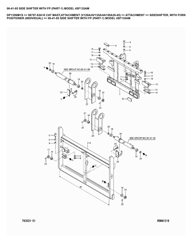 Caterpillar DP135NM1S Parts Manual 98797-92A10 3 Caterpillar DP135NM1S Parts Manual 98797-92A10 - Image 3