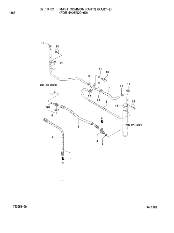 Caterpillar DP20N, DP25N Chassis and Mast Parts Manual 98723-05100 4 Caterpillar DP20N, DP25N Chassis and Mast Parts Manual 98723-05100-4