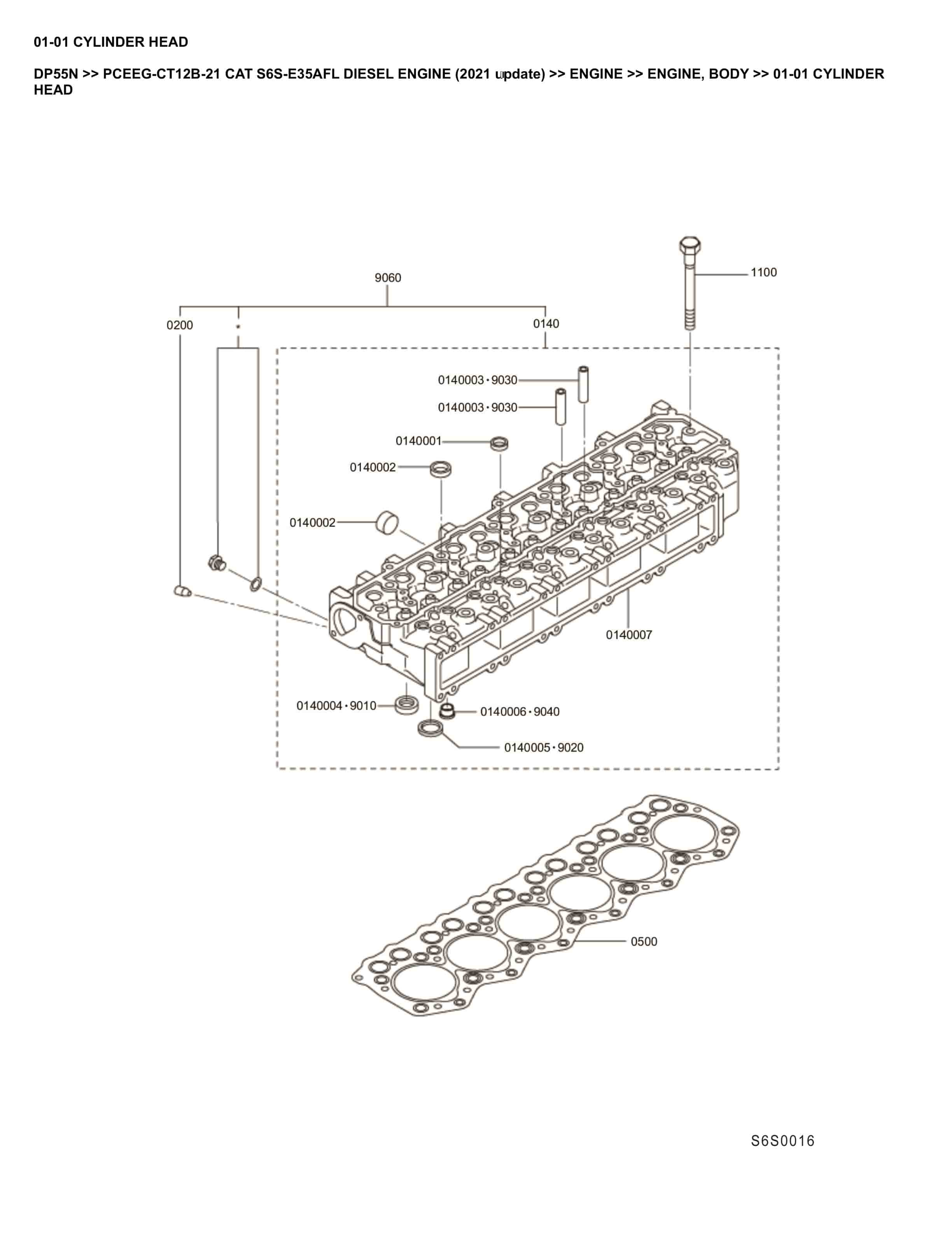 Caterpillar DP55N Parts Manual PCEEG-CT12B-21