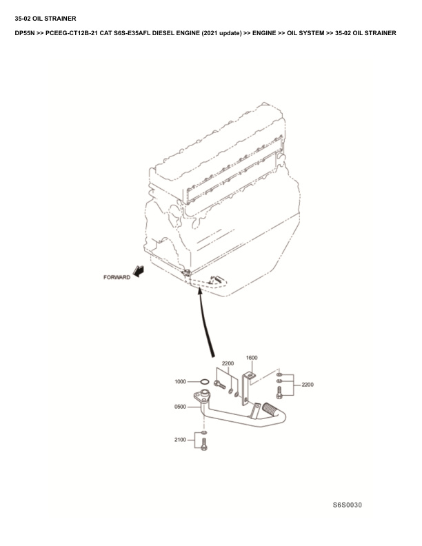 Alternative view of Caterpillar DP55N Parts Manual PCEEG-CT12B-21