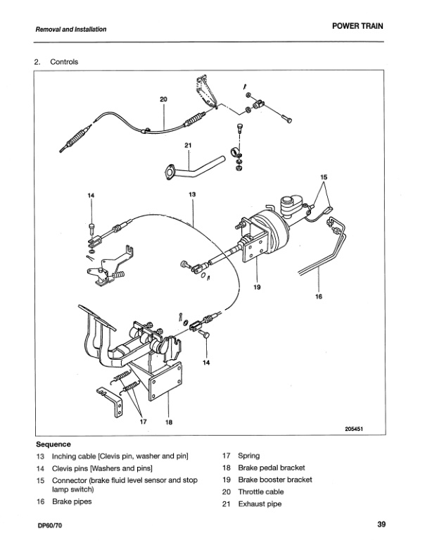 Caterpillar DP60, DP70 Chassis and Mast Service Manual SENB8551-2