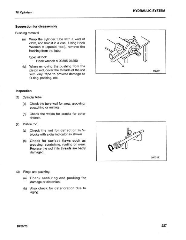 Caterpillar DP60, DP70 Chassis and Mast Service Manual SENB8551-5