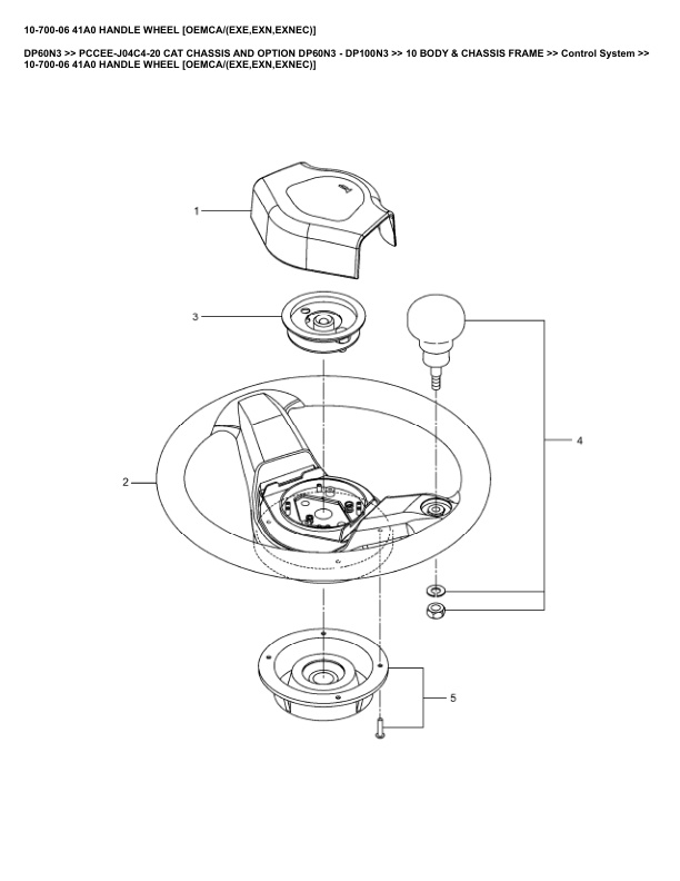 Alternative view of Caterpillar DP60N3 Parts Manual PCCEE-J04C4-20