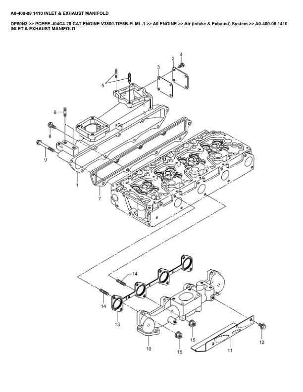 Caterpillar DP60N3 Parts Manual PCEEE-J04C4-20 2 Caterpillar DP60N3 Parts Manual PCEEE-J04C4-20 - Image 2