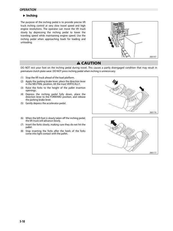 Alternative view of Caterpillar DP60NM, DP60NMS, DP70NM, DP70NMS Operation and Maintenance Manual 99700-27120