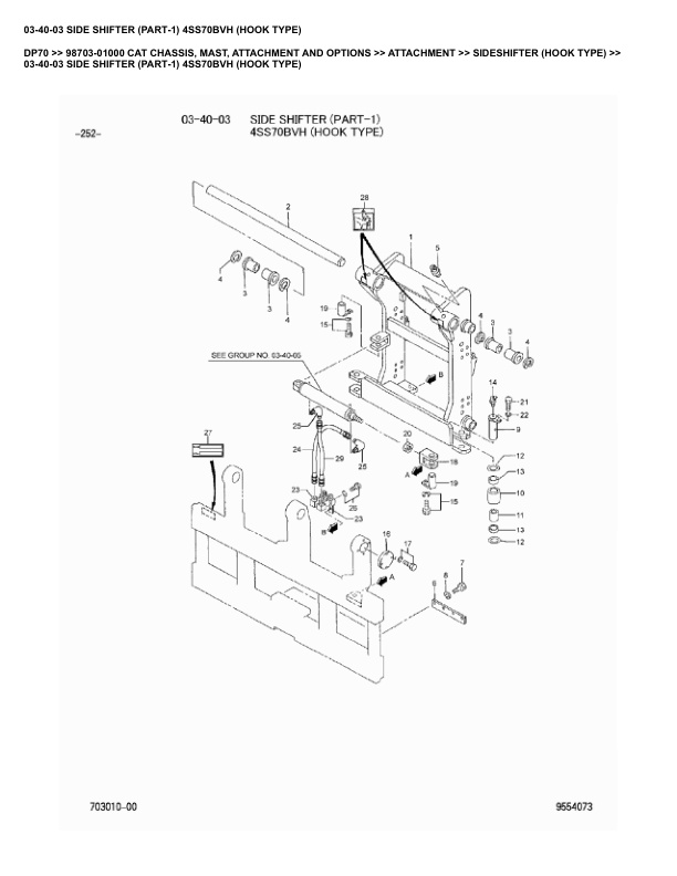 Caterpillar DP70 Parts Manual 98703-01000 2 Caterpillar DP70 Parts Manual 98703-01000 - Image 2