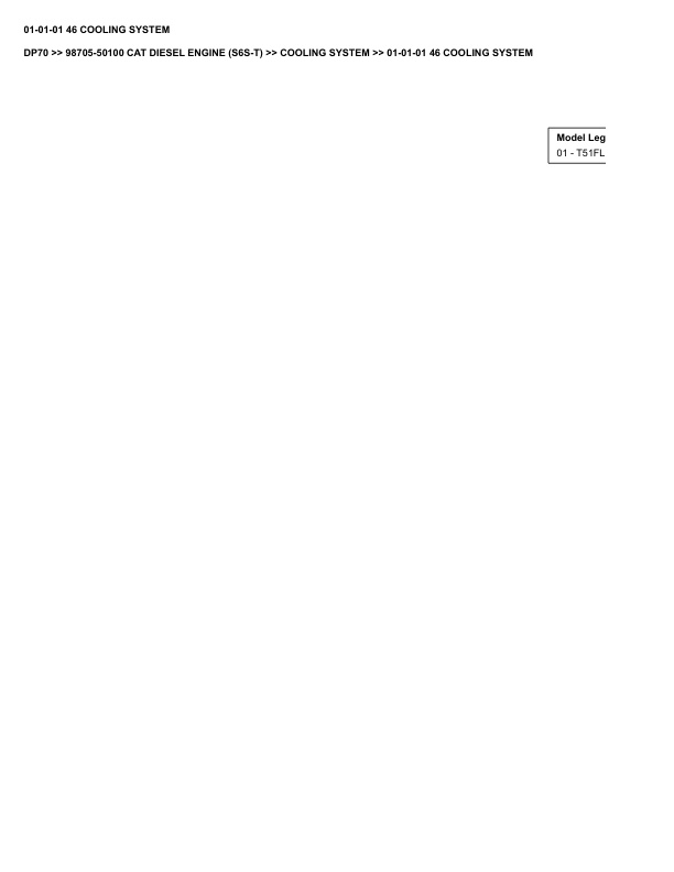 Caterpillar DP70 Parts Manual 98705-50100 2 Caterpillar DP70 Parts Manual 98705-50100 - Image 2