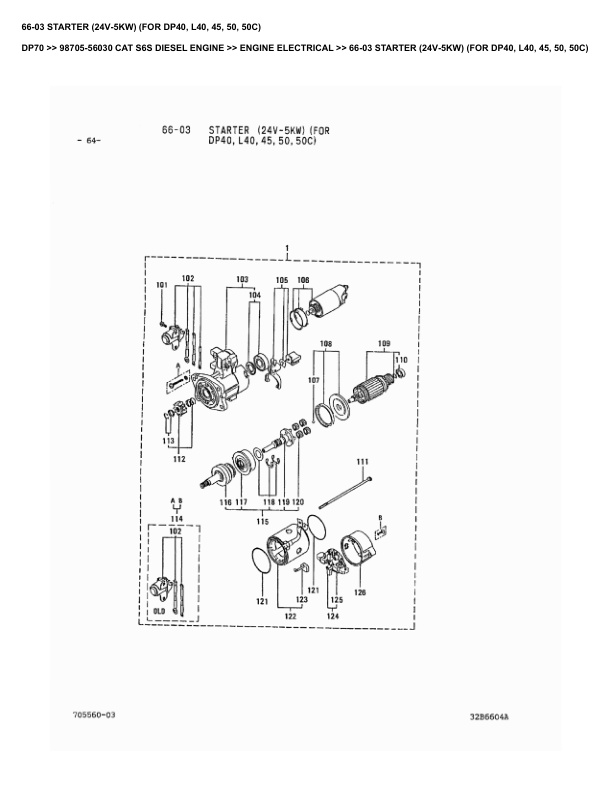 Caterpillar DP70 Parts Manual 98705-56030 3 Caterpillar DP70 Parts Manual 98705-56030 - Image 3