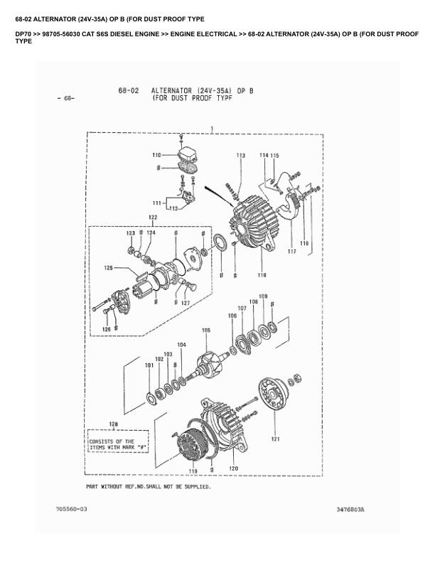 Caterpillar DP70 Parts Manual 98705-56030 4 Caterpillar DP70 Parts Manual 98705-56030 - Image 4