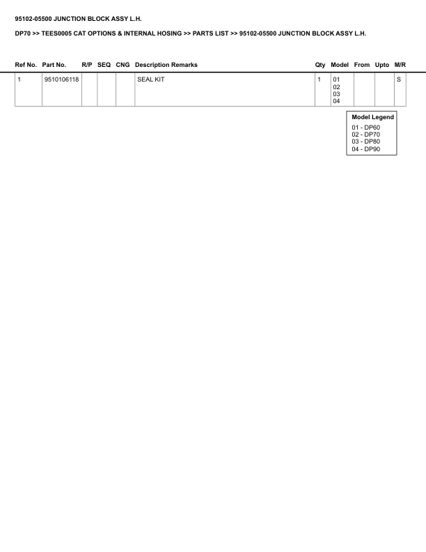 Caterpillar DP70 Parts Manual TEES0005 3 Caterpillar DP70 Parts Manual TEES0005 - Image 3