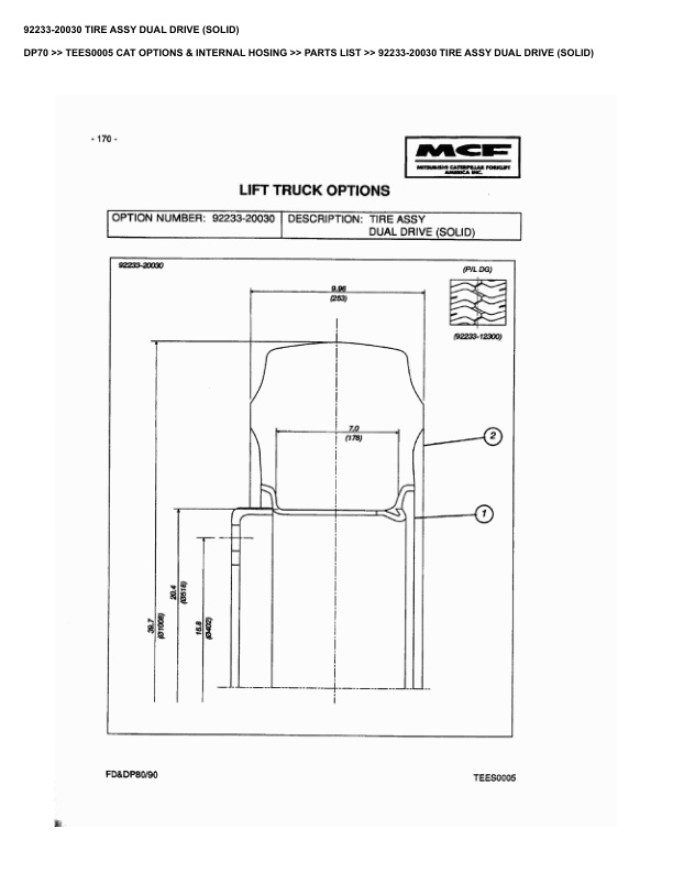 Caterpillar DP70 Parts Manual TEES0005 4 Caterpillar DP70 Parts Manual TEES0005 - Image 4