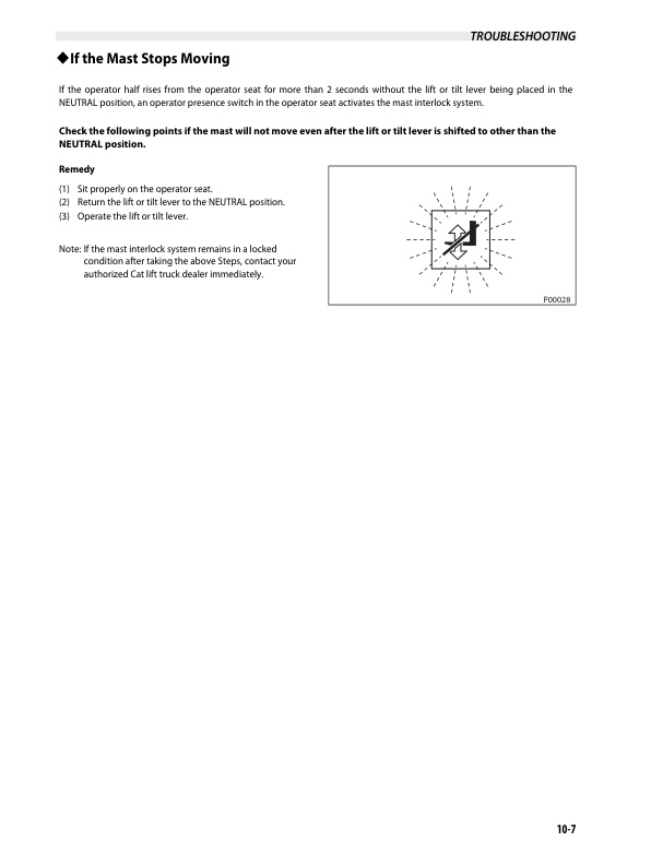 Caterpillar DP70N Operation and Maintenance Manual 99700-87110 3 Caterpillar DP70N Operation and Maintenance Manual 99700-87110 - Image 3