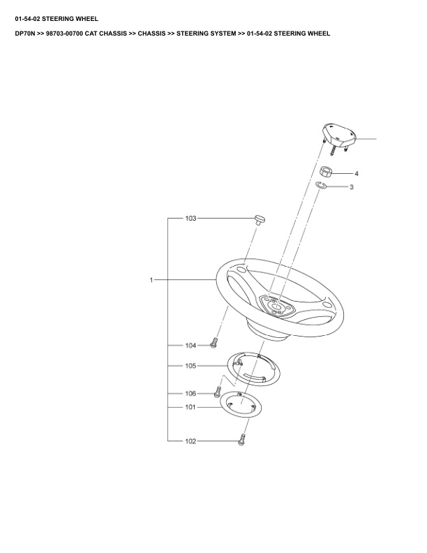 Caterpillar DP70N Parts Manual 98703-00700 3 Caterpillar DP70N Parts Manual 98703-00700 - Image 3