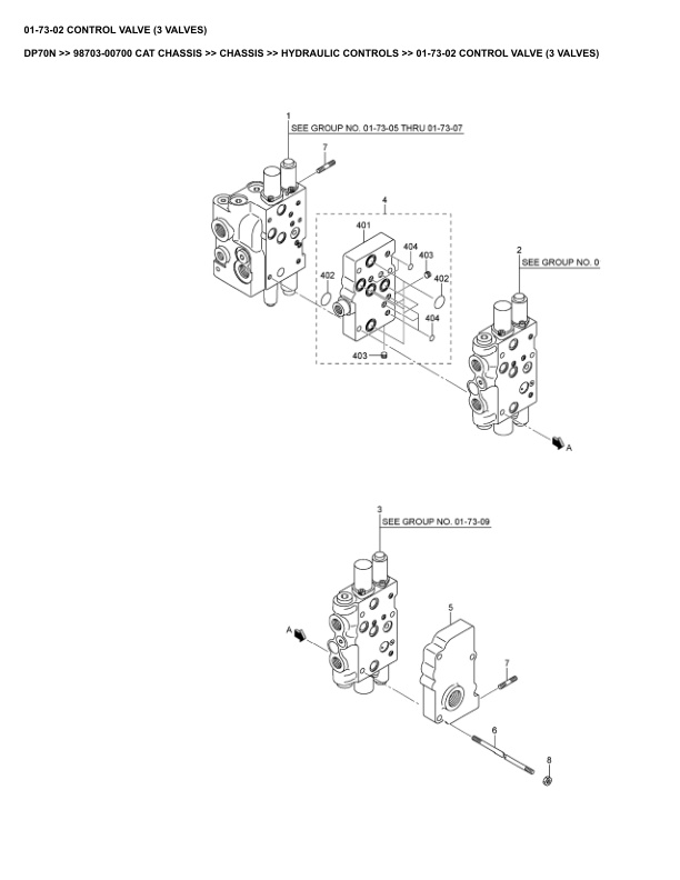 Caterpillar DP70N Parts Manual 98703-00700 5 Caterpillar DP70N Parts Manual 98703-00700 - Image 5