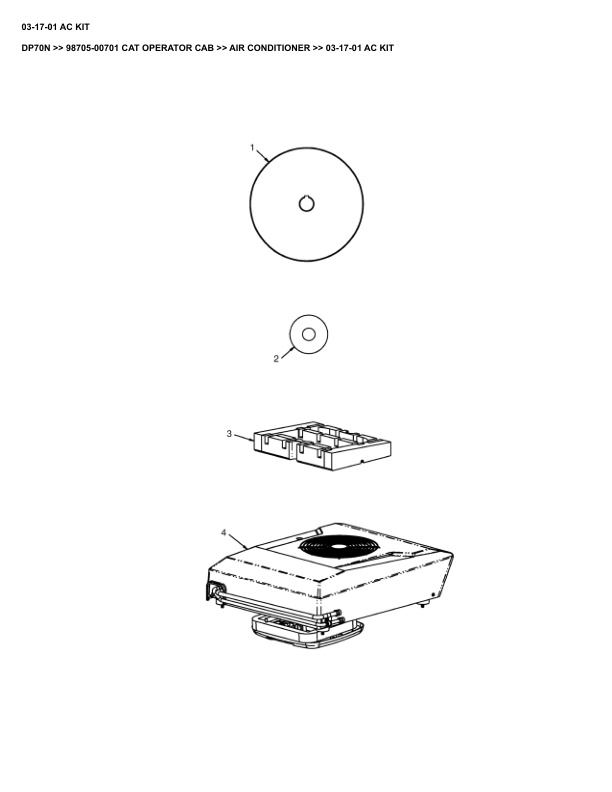 Caterpillar DP70N Parts Manual 98705-00701 4 Caterpillar DP70N Parts Manual 98705-00701 - Image 4