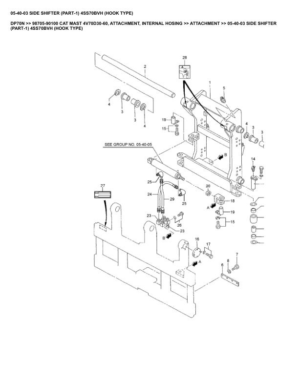Caterpillar DP70N Parts Manual 98705-90100 2 Caterpillar DP70N Parts Manual 98705-90100 - Image 2