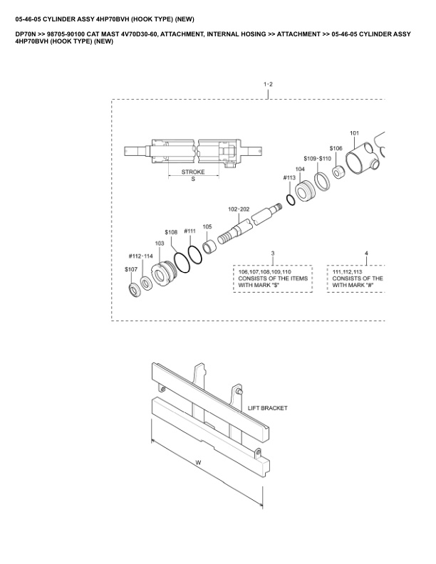 Caterpillar DP70N Parts Manual 98705-90100 3 Caterpillar DP70N Parts Manual 98705-90100 - Image 3