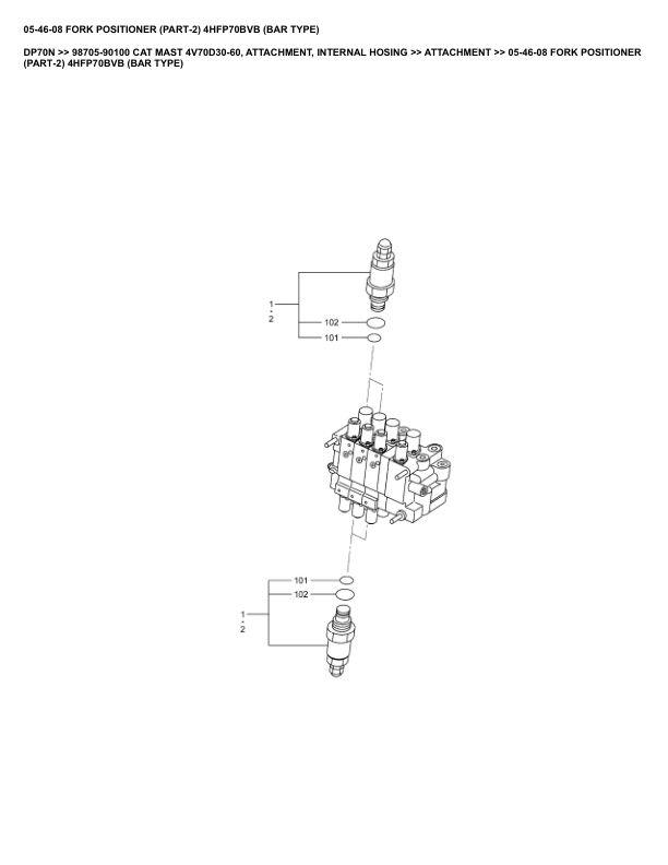 Caterpillar DP70N Parts Manual 98705-90100 4 Caterpillar DP70N Parts Manual 98705-90100 - Image 4