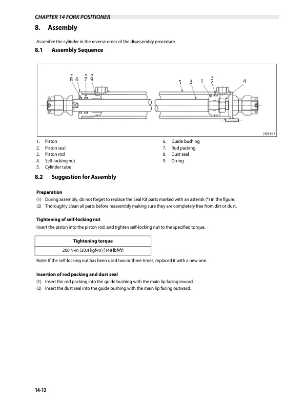 Caterpillar DP70N1 Chassis and Mast Service Manual 99709-60100 5 Caterpillar DP70N1 Chassis and Mast Service Manual 99709-60100 - Image 5