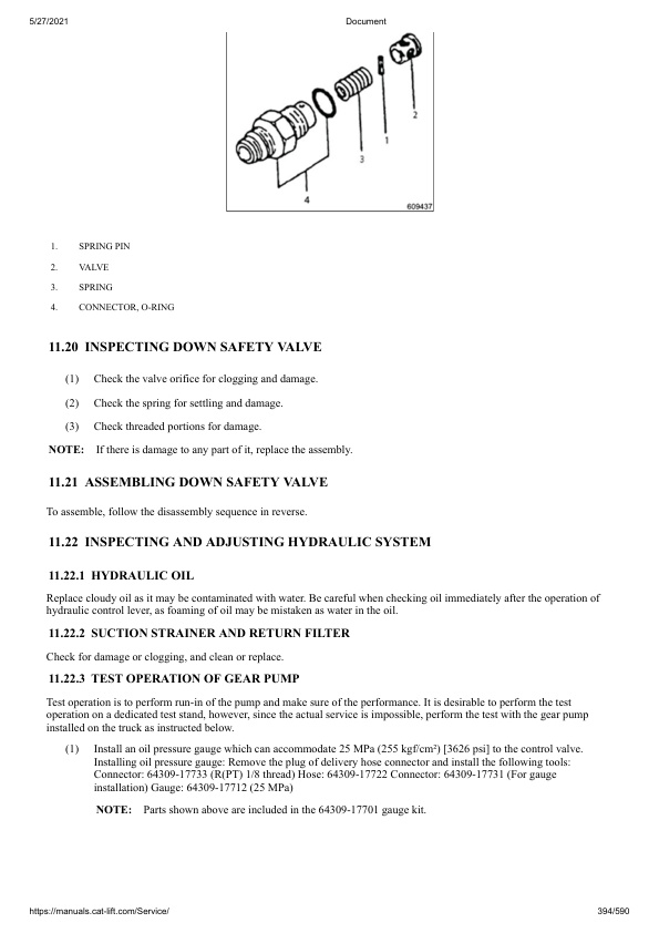 Caterpillar DP70N1 Chassis and Mast Service Manual 99709-80100 3 Caterpillar DP70N1 Chassis and Mast Service Manual 99709-80100 - Image 3