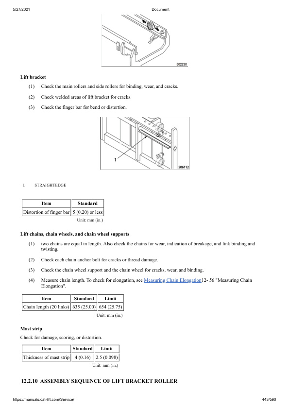 Caterpillar DP70N1 Chassis and Mast Service Manual 99709-80100 4 Caterpillar DP70N1 Chassis and Mast Service Manual 99709-80100 - Image 4
