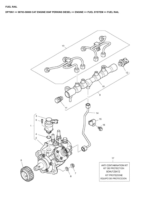 Caterpillar DP70N1 Parts Manual 98703-50000 4 Caterpillar DP70N1 Parts Manual 98703-50000 - Image 4